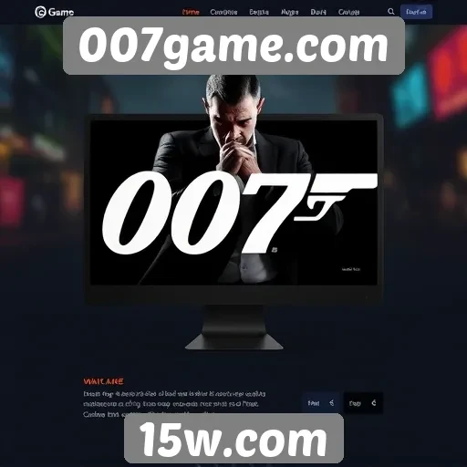 Interface do usuário do 007game.com e sua usabilidade